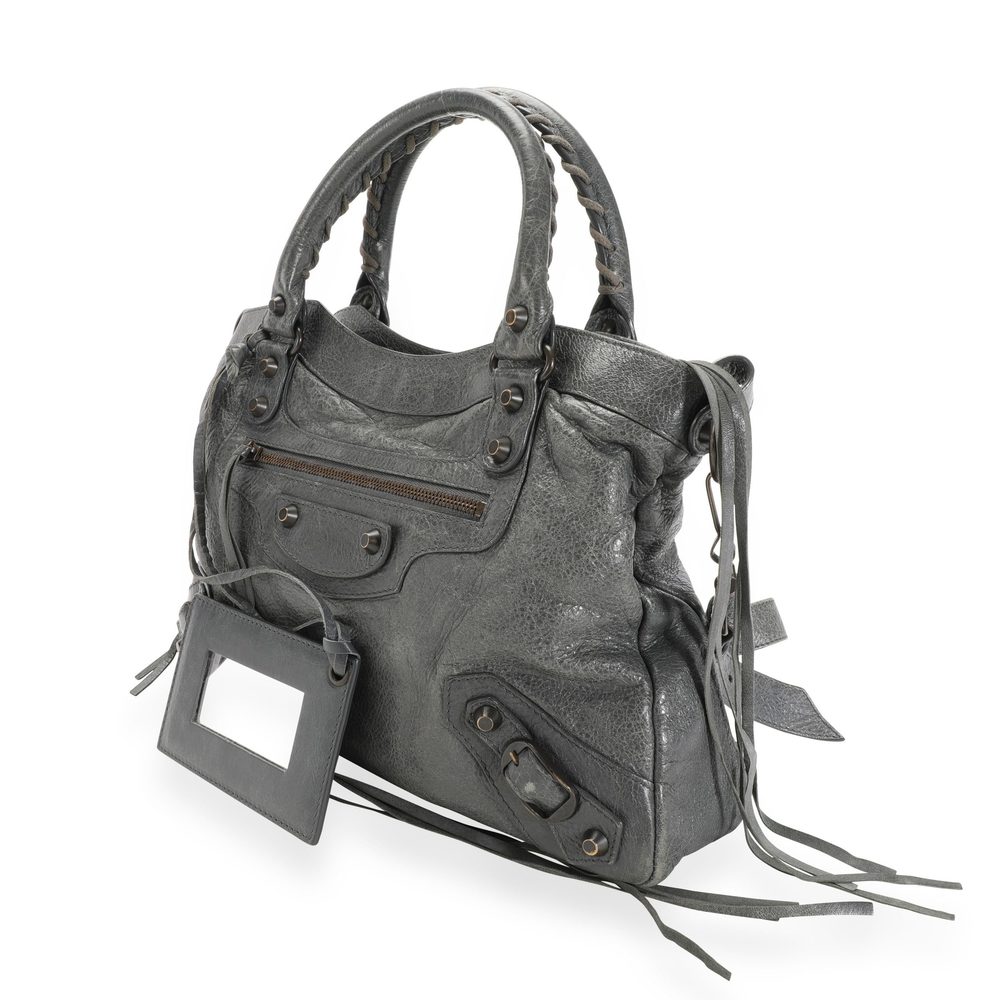 Balenciaga Gris Tarmac Lambskin Classic Town Bag - Picture 2 of 7